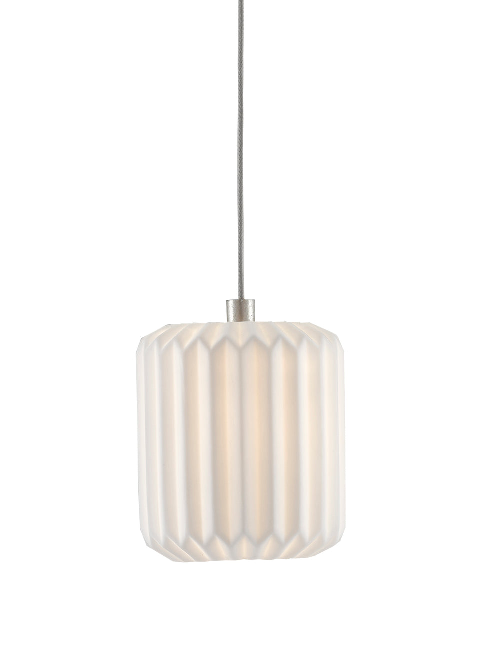 Dove Elegant 1-Light Multi-Drop Pendant with Pleated Ceramic Shade for Stylish Home Lighting Decor