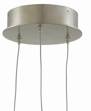 Finhorn 3-Light Multi-Drop Pendant Light - Handcrafted Mother of Pearl Shades & Adjustable Height Design