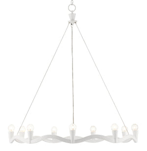 Serpentina White Chandelier