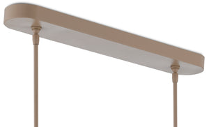 Mereworth Chandelier - Nautical Wrought Iron Design with Natural Abaca Rope Shade for Warm Glow