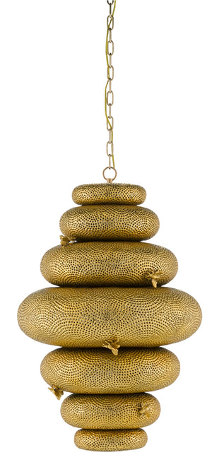 Bee My Honey Chandelier - Playful Antique Brass Design by Sasha Bikoff | Adjustable & Unique Fixture