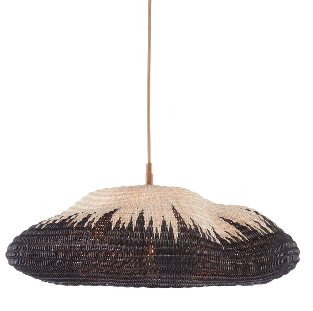 Comme Des Paniers Pendant Light - Elegant Wicker Design with Khaki Finish for Stunning Interiors