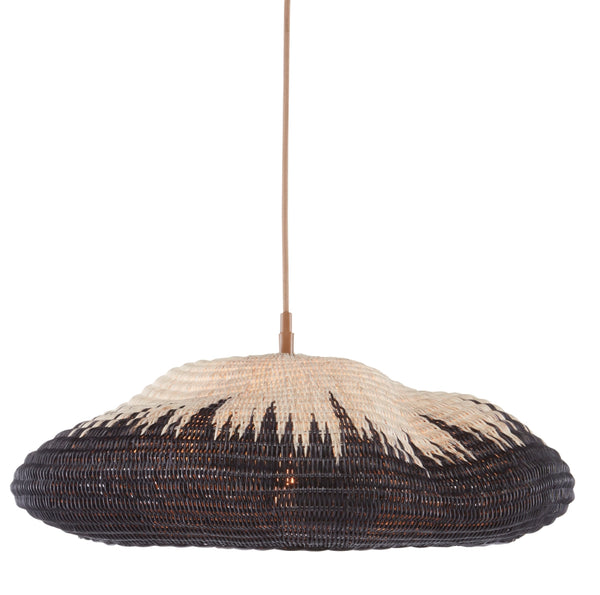 Comme Des Paniers Pendant Light - Elegant Wicker Design with Khaki Finish for Stunning Interiors
