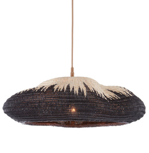 Comme Des Paniers Pendant Light - Elegant Wicker Design with Khaki Finish for Stunning Interiors