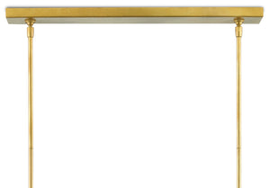 Tenby Oval Chandelier - Modern Elegance with Gilded Gold & Natural Rope for Stunning Interiors