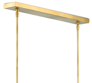 Tenby Oval Chandelier - Modern Elegance with Gilded Gold & Natural Rope for Stunning Interiors