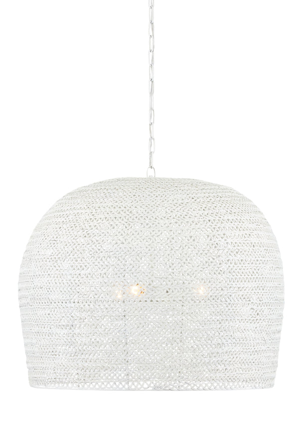 Piero Large White Iron Chandelier – Stunning Adjustable Light Fixture with Textural Elegance