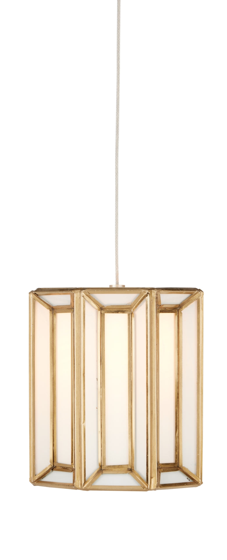 Daze 1-Light Multi-Drop Pendant in Antique Brass & White Milk Glass - Elegant Adjustable Lighting Fixture