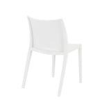 Leslie Stacking Side Chair in White - Set of 2