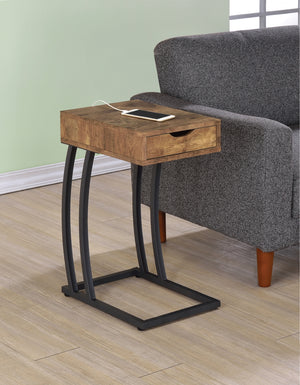 Casual Accent Table with Power Outlet