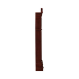 Traditional Grandfather Clock Brown Red and Clear