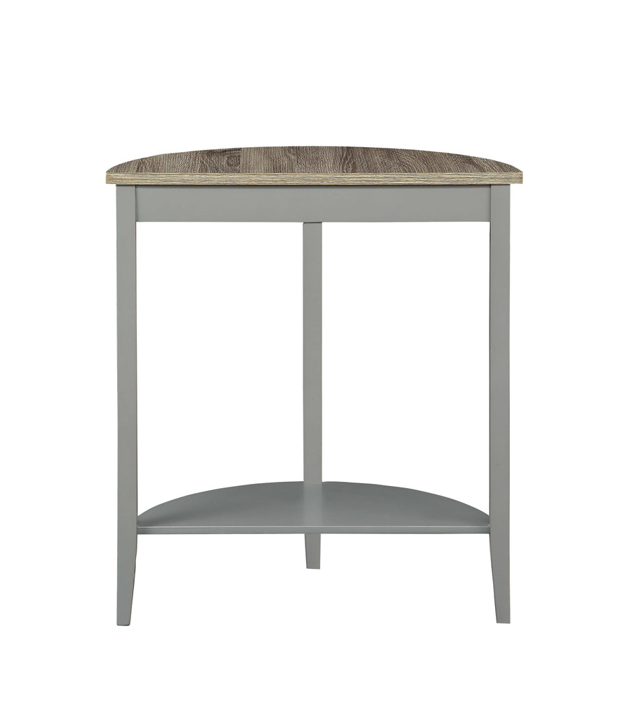 Justino Transitional Console Table Gray Oak (Wood Grain Pattern) • Gray 90161-ACME