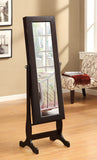 Contemporary Jewelry Cheval Mirror with Drawers