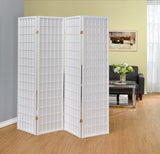 Casual 4-panel Folding Screen