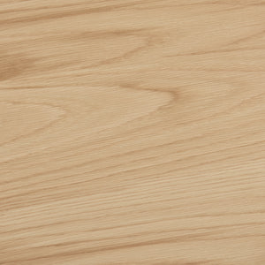 Astrid 40" Round Dining Table in American Natural White Oak Veneer Top with Oak Heat Transfer Tulip Steel Base