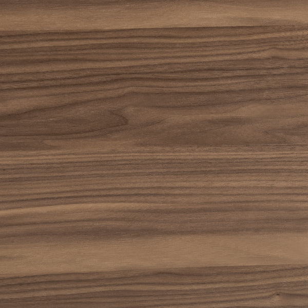 Astrid 40" Round Dining Table in American Walnut Veneer Top with Walnut Heat Transfer Tulip Steel Base