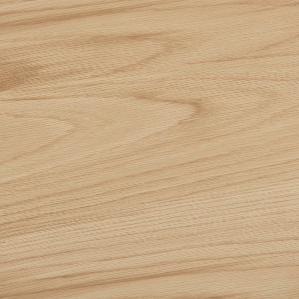 Astrid 20" Side Table in American Natural White Oak Veneer Top with Oak Heat Transfer Tulip Steel Base