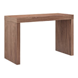 EuroStyle Doug Desk in Walnut with One Drawer 90303-WAL