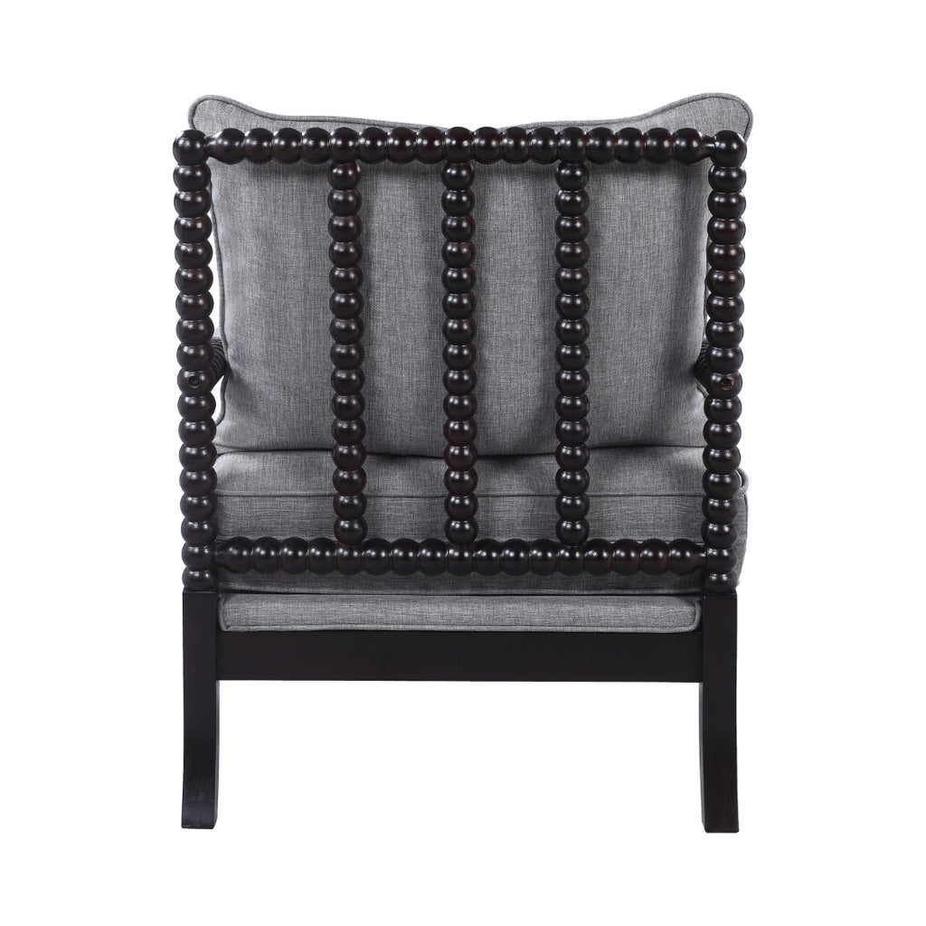 Traditional Cushion Back Accent Chair