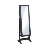 Casual Jewelry Cheval Mirror Black