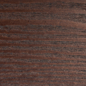 Manon Coffee Table in Matte White with Dark Walnut Legs