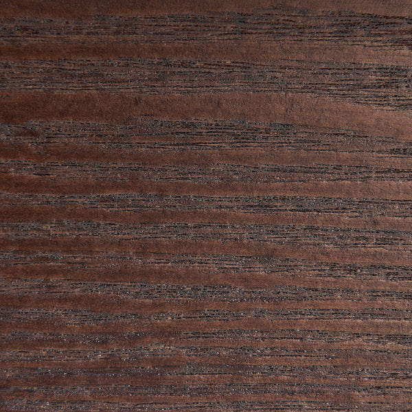 Manon Coffee Table in Matte White with Dark Walnut Legs