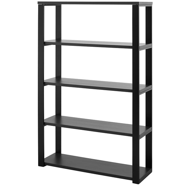 Dillon 40-Inch Shelf/Shelving Unit with Matte Anthracite Shelves and Matte Black Frame