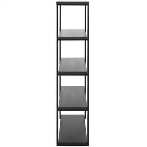 Dillon 40-Inch Shelf/Shelving Unit with Matte Anthracite Shelves and Matte Black Frame