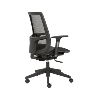 Vahn Office Chair in Black with Black Base