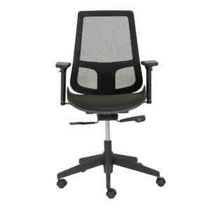 Vahn Office Chair in Black with Black Base