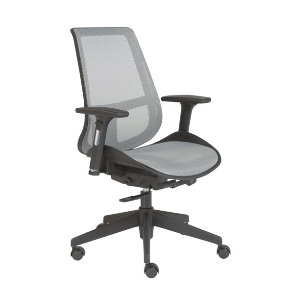 Vahn Office Chair in Gray with Black Base