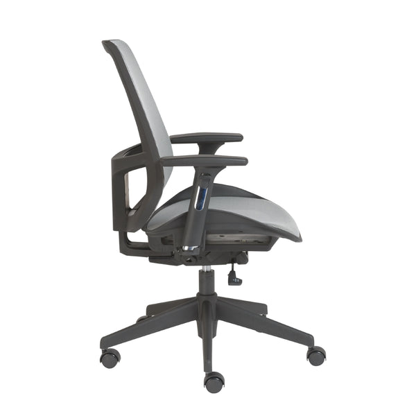 Vahn Office Chair in Gray with Black Base