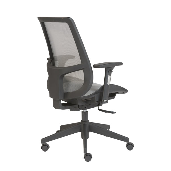 Vahn Office Chair in Gray with Black Base