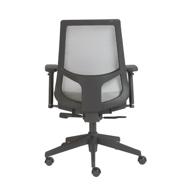Vahn Office Chair in Gray with Black Base