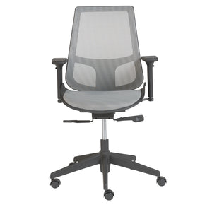 Vahn Office Chair in Gray with Black Base