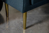 Casual Upholstered Bench with Glamorous Gold Legs – Perfect for Bedroom or Entryway Seating!