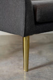 Casual Upholstered Bench with Glamorous Gold Legs – Perfect for Bedroom or Entryway Seating!