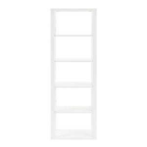 Tresero 24-Inch Shelving Unit in High Gloss White