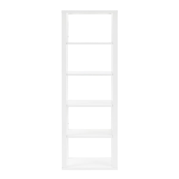 Tresero 24-Inch Shelving Unit in High Gloss White