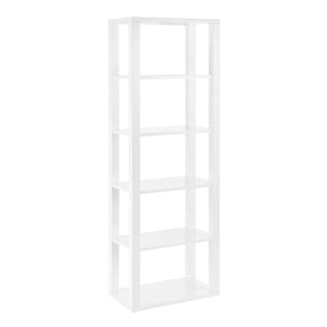 Tresero 24-Inch Shelving Unit in High Gloss White