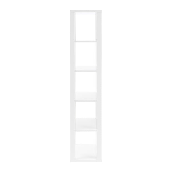 Tresero 24-Inch Shelving Unit in High Gloss White