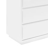 Tresero Dresser in High Gloss White