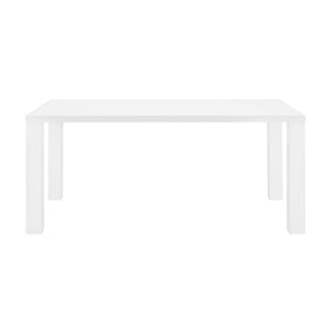 Tresero 70" Dining Table in High Gloss White