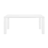 Tresero 70" Dining Table in High Gloss White
