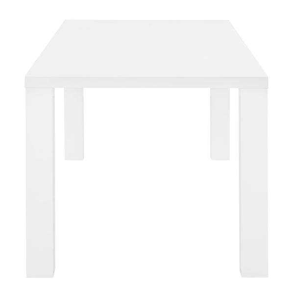 Tresero 70" Dining Table in High Gloss White