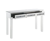 Noralie Writing Desk Mirrored & Faux Diamonds 90672-ACME