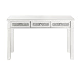 Noralie Writing Desk Mirrored & Faux Diamonds 90672-ACME