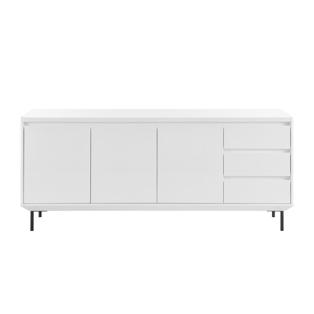 Saga 63-Inch Sideboard in Matte White