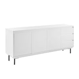 Saga 63-Inch Sideboard in Matte White