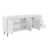 Saga 63-Inch Sideboard in Matte White